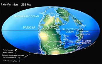 La Terra durante il Permiano superiore